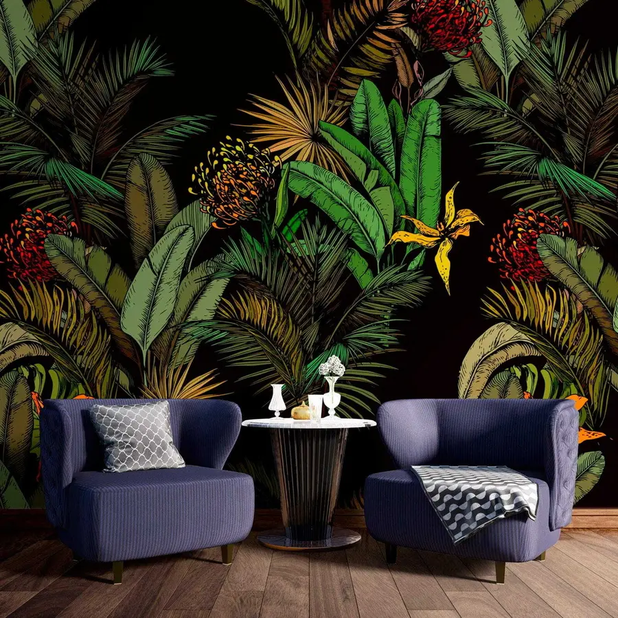 Murales de pared Follaje verde selva u79699 murales de pared Follaje verde selva u79699