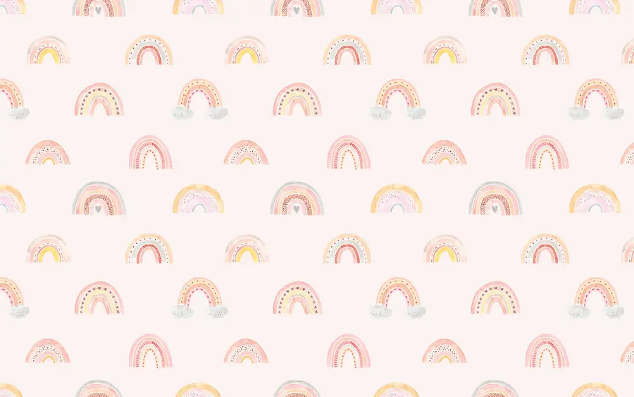 murales de pared Arco iris de acuarela u51251