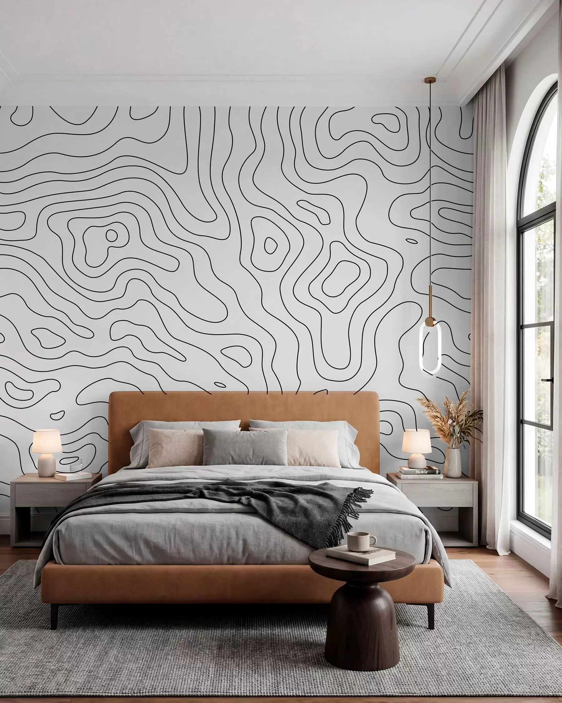 murales de pared mapa topográfico u70650