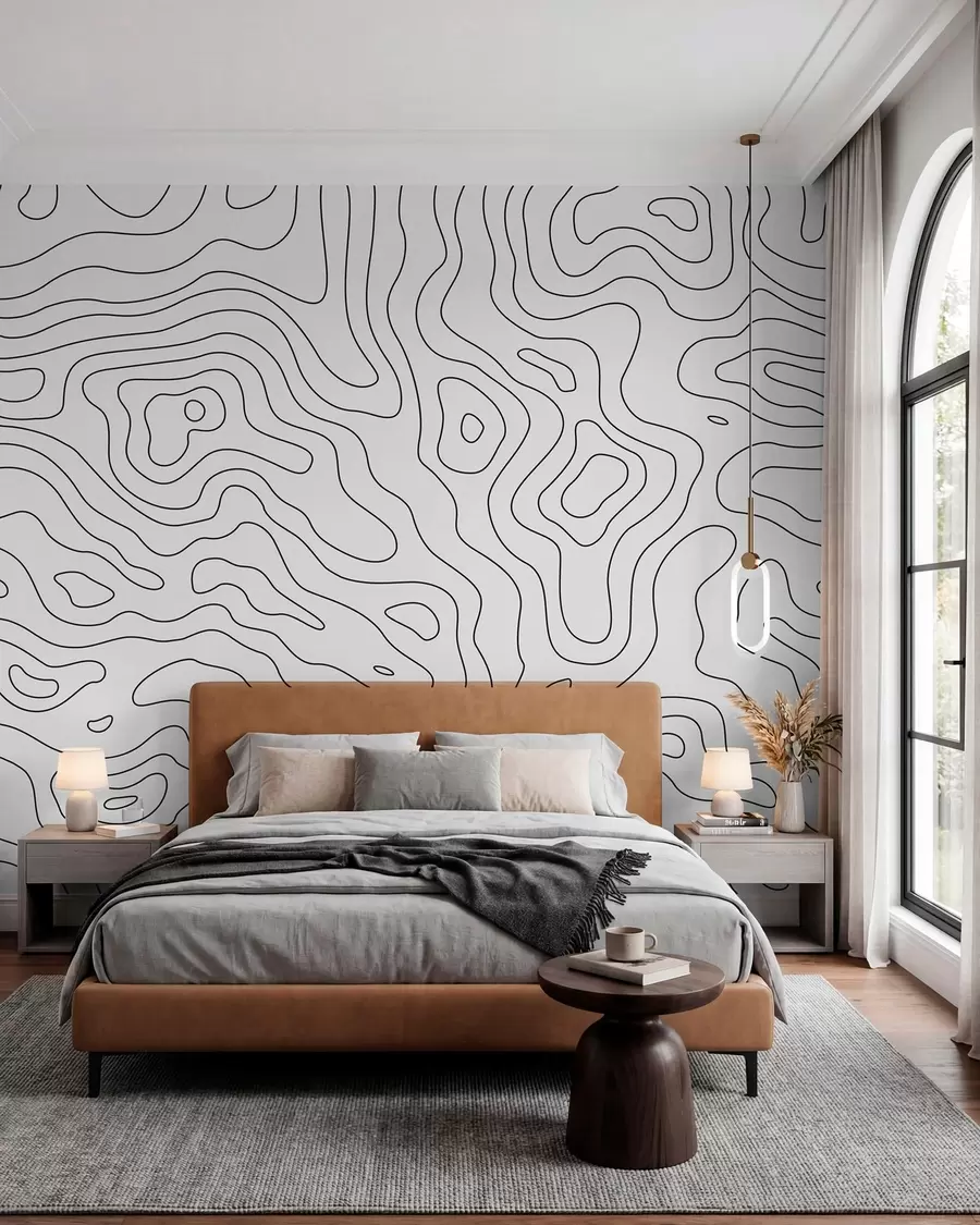 murales de pared mapa topográfico u70650