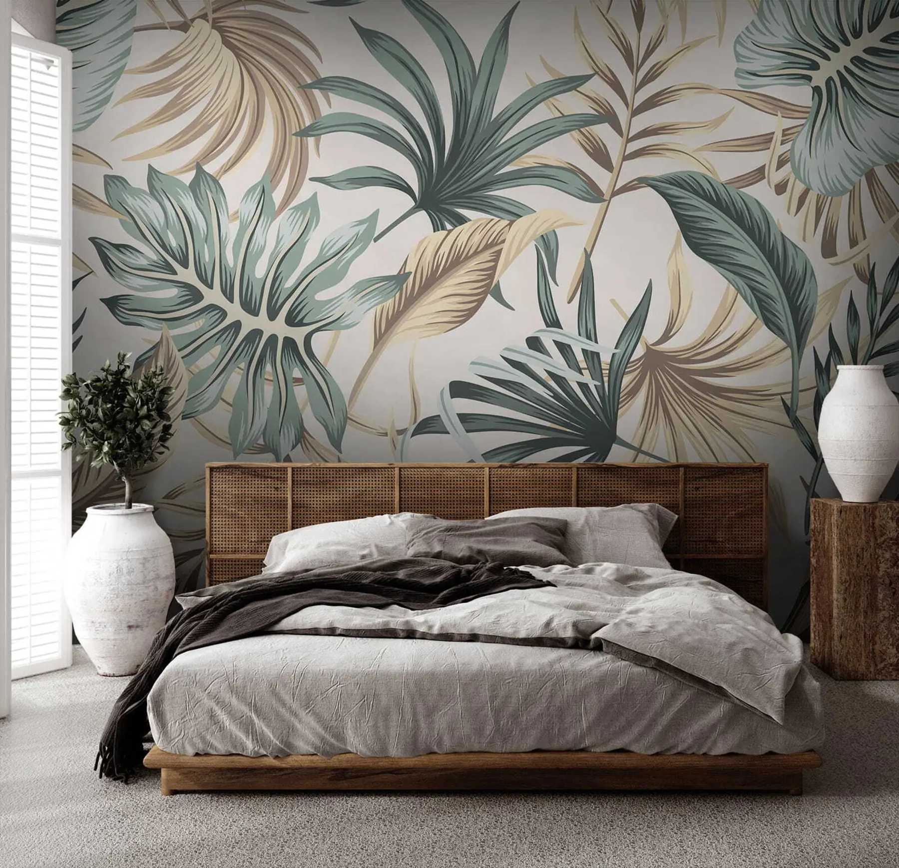 murales de pared Hojas de colores u51888