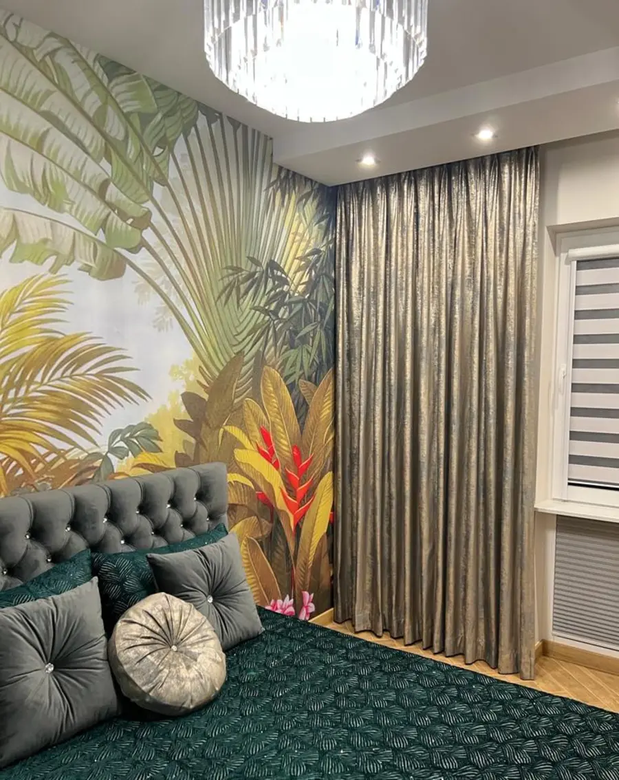 murales de pared Bosque tropical brillante u02708
