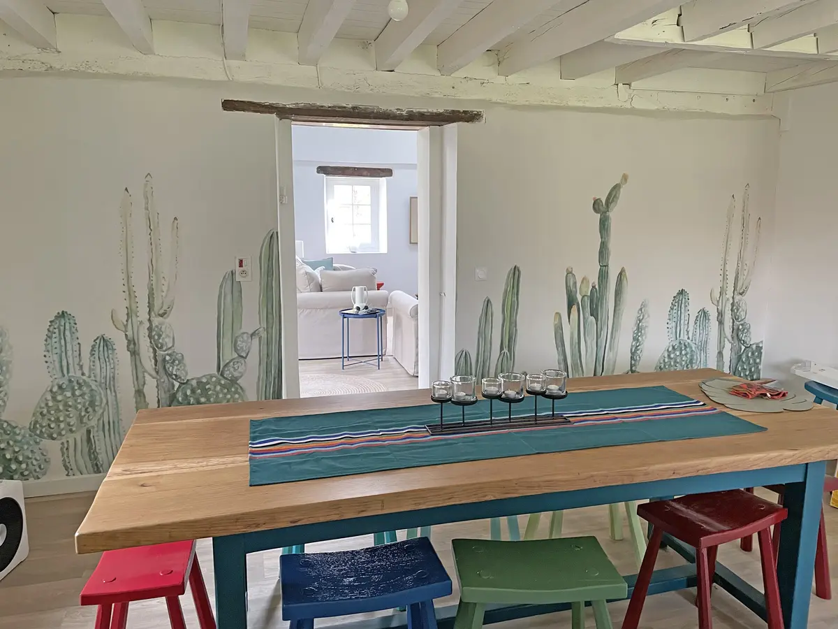 Murales de pared Cactus de acuarela u07240 murales de pared Cactus de acuarela u07240