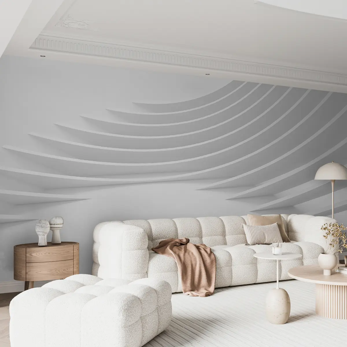 Murales de pared rayas 3D u08390 murales de pared rayas 3D u08390