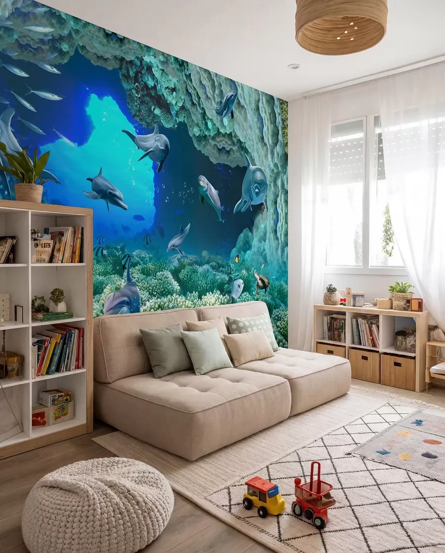 murales de pared Gruta de coral u19233