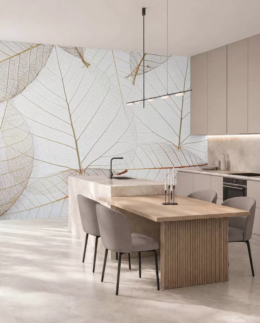 murales de pared Hojas transparentes u24439