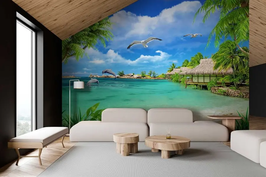 murales de pared Isla del Paraiso u26969