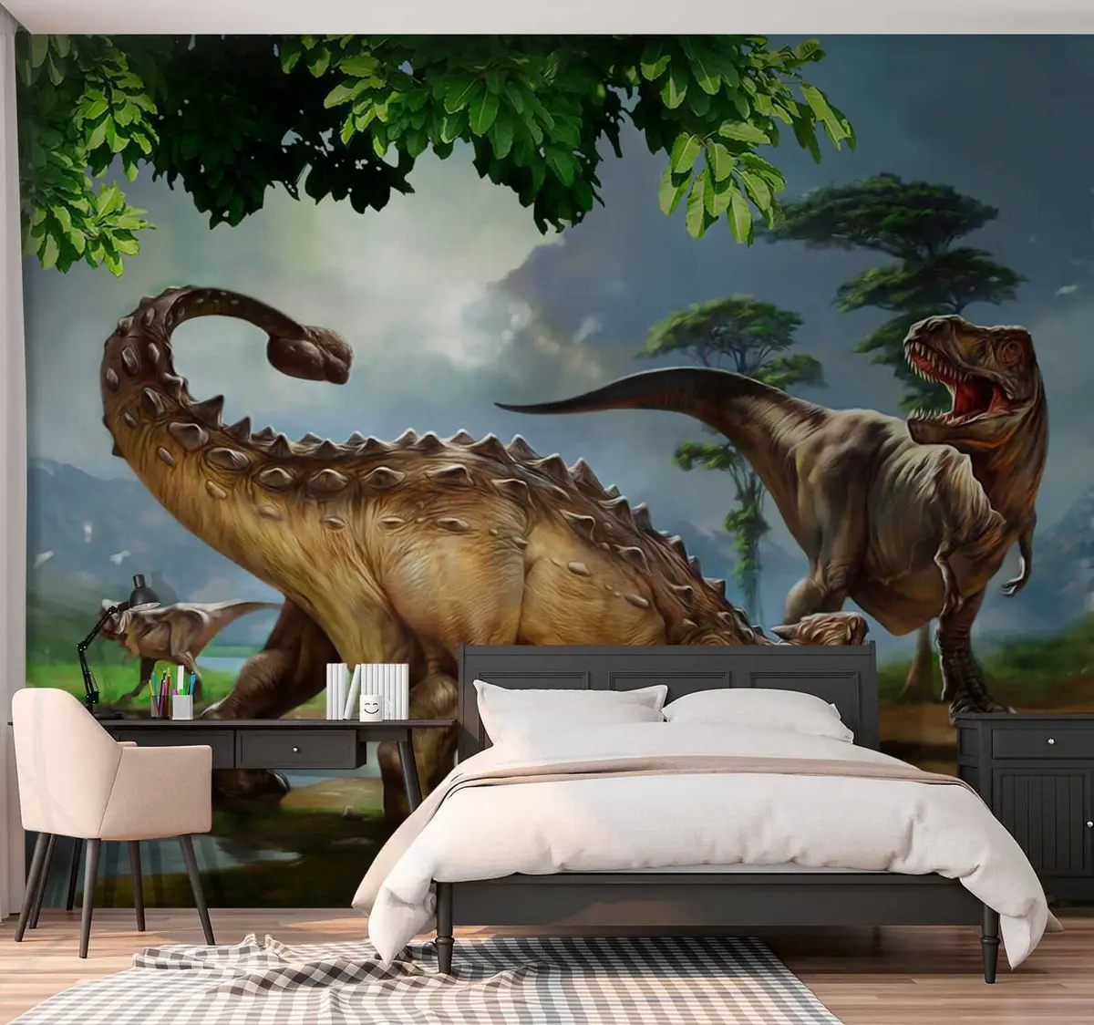 murales de pared Parque de dinosaurios u28674
