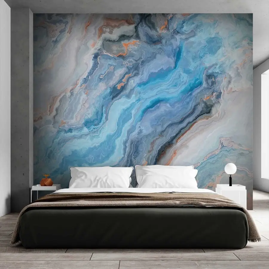 murales de pared Mármol azul u28985