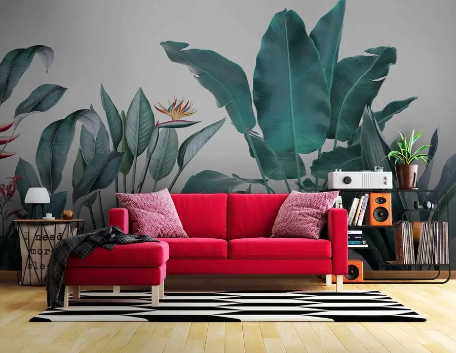 murales de pared Plantas tropicales u29493
