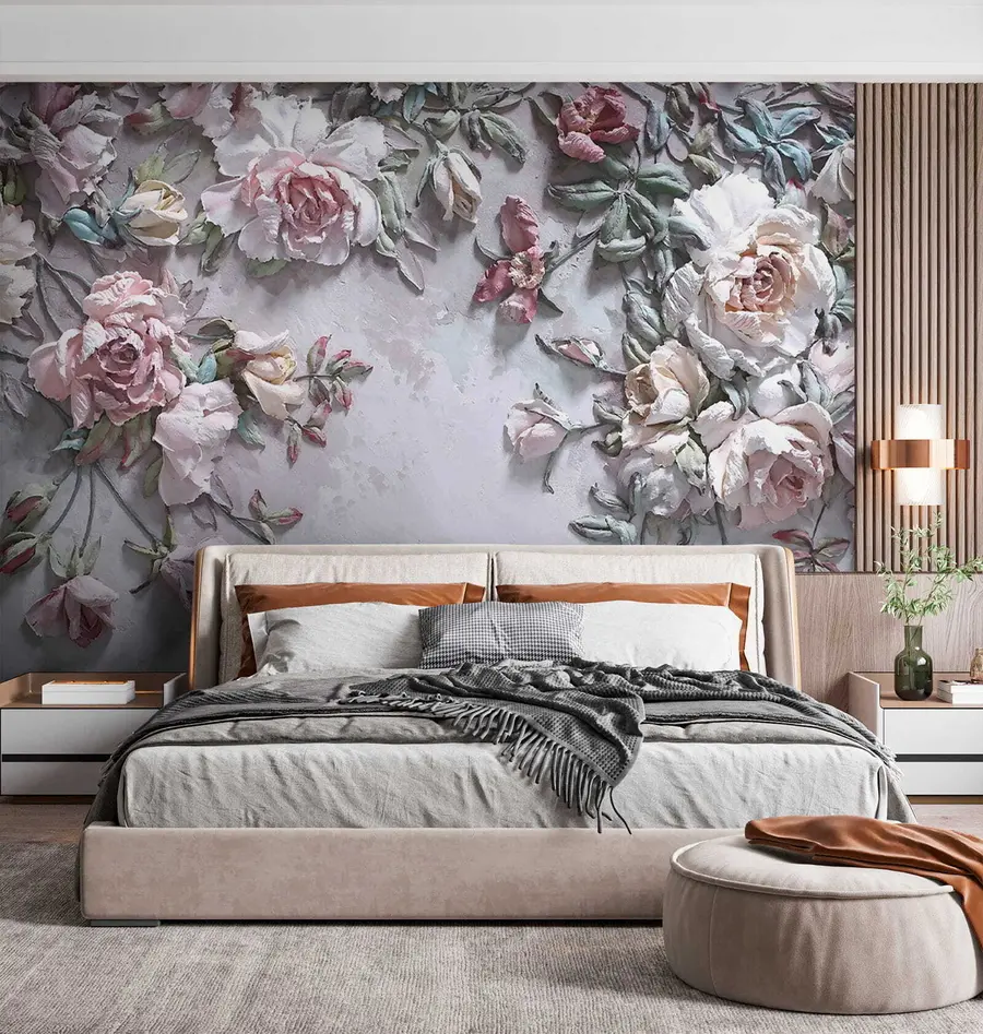 murales de pared Flor, planta y pétalo u31869