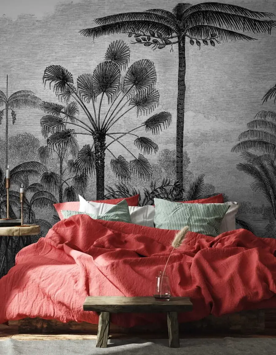 murales de pared Ilustración de trópicos u52596