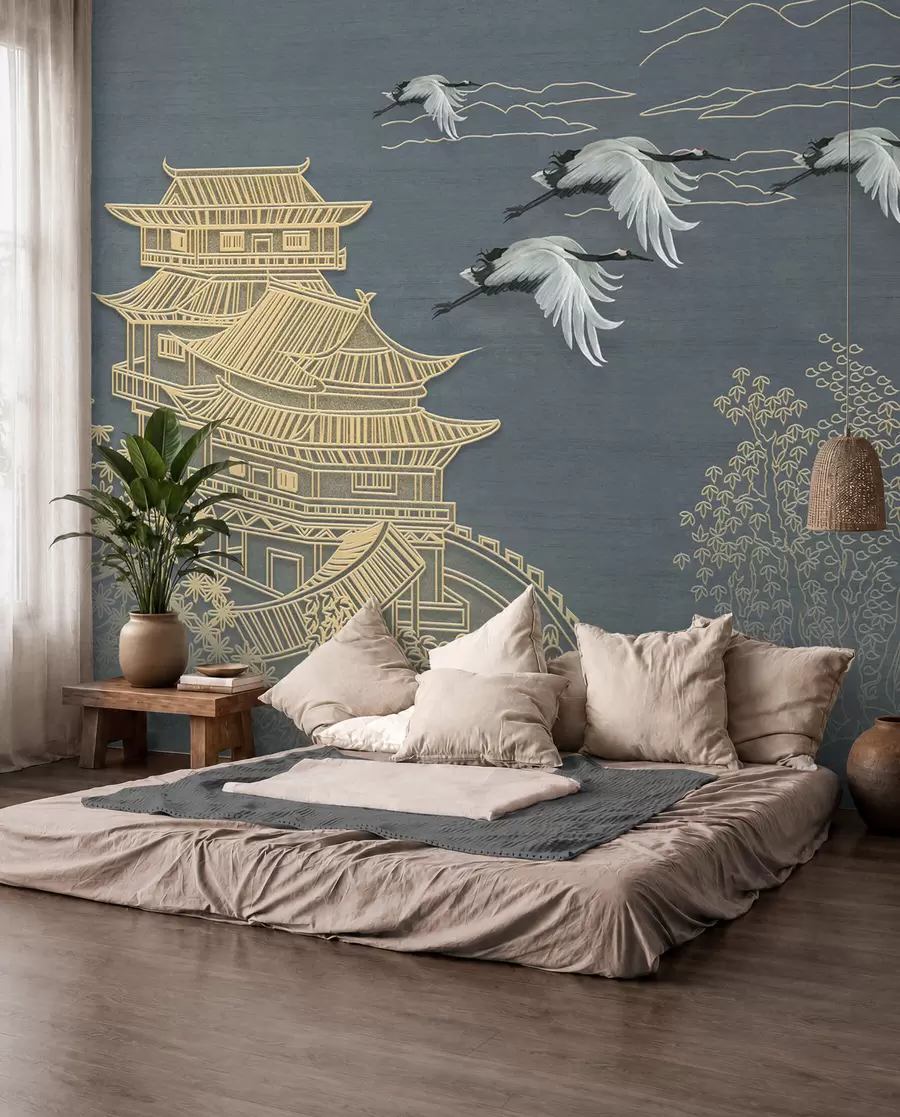 murales de pared Dibujo de estilo japones u38720