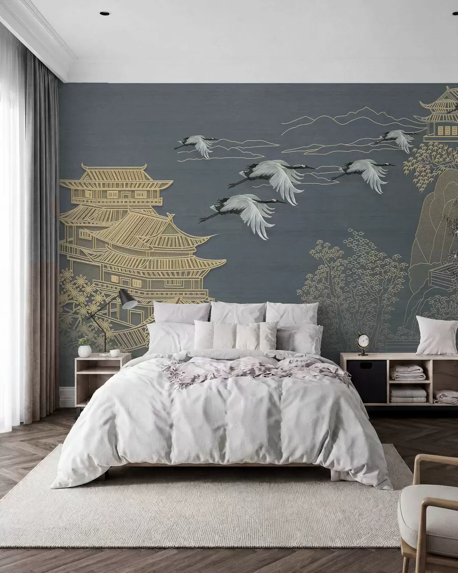 murales de pared Dibujo de estilo japones u38720