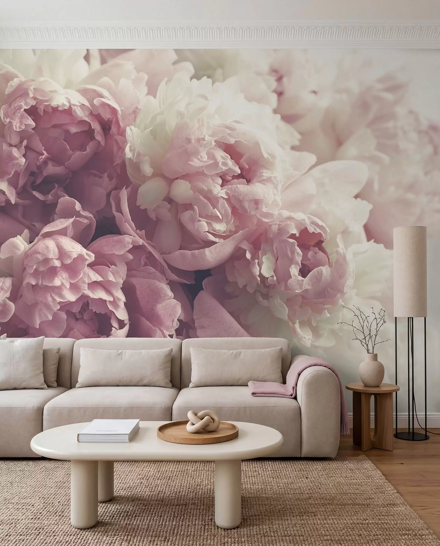 murales de pared Peonías en lila u44746