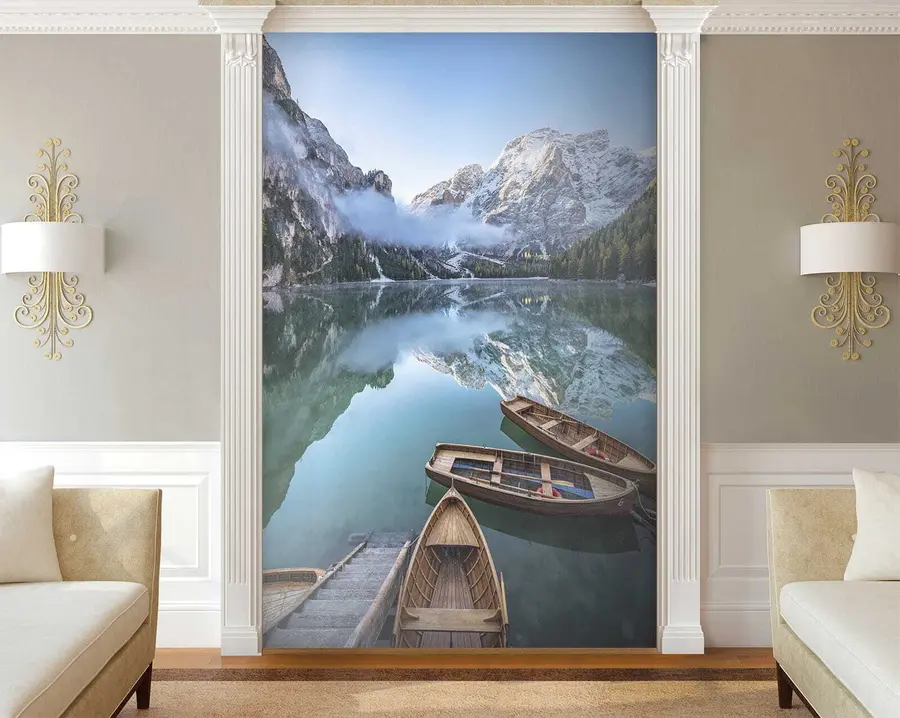murales de pared Paisaje con barcos u44826