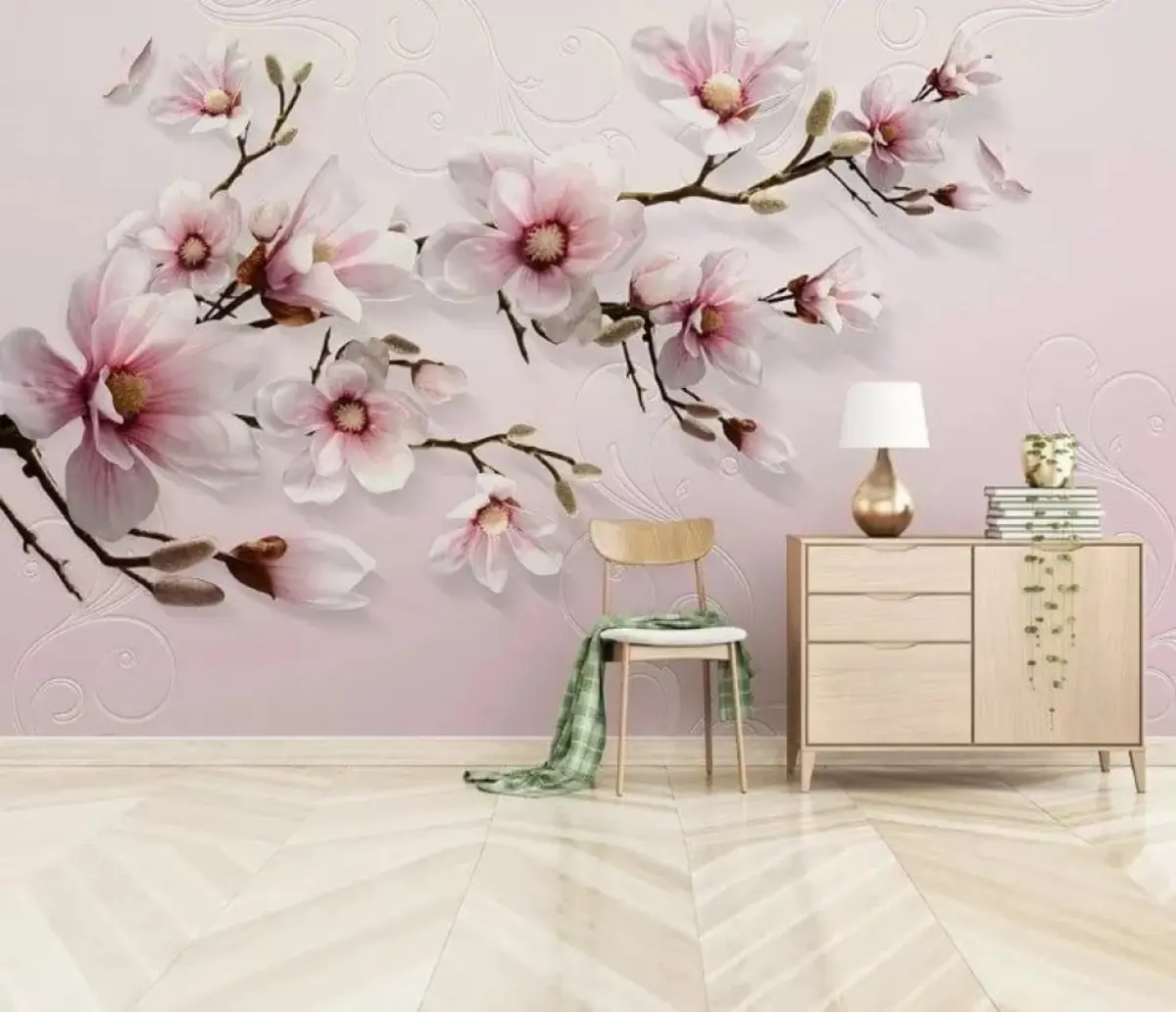 murales de pared árbol floreciente u47486
