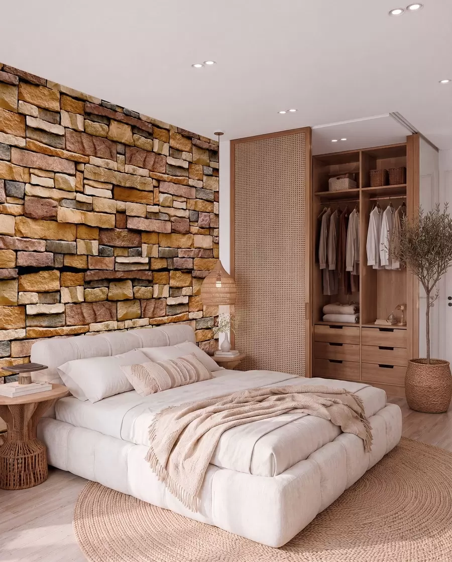 murales de pared Pared de piedra u52545