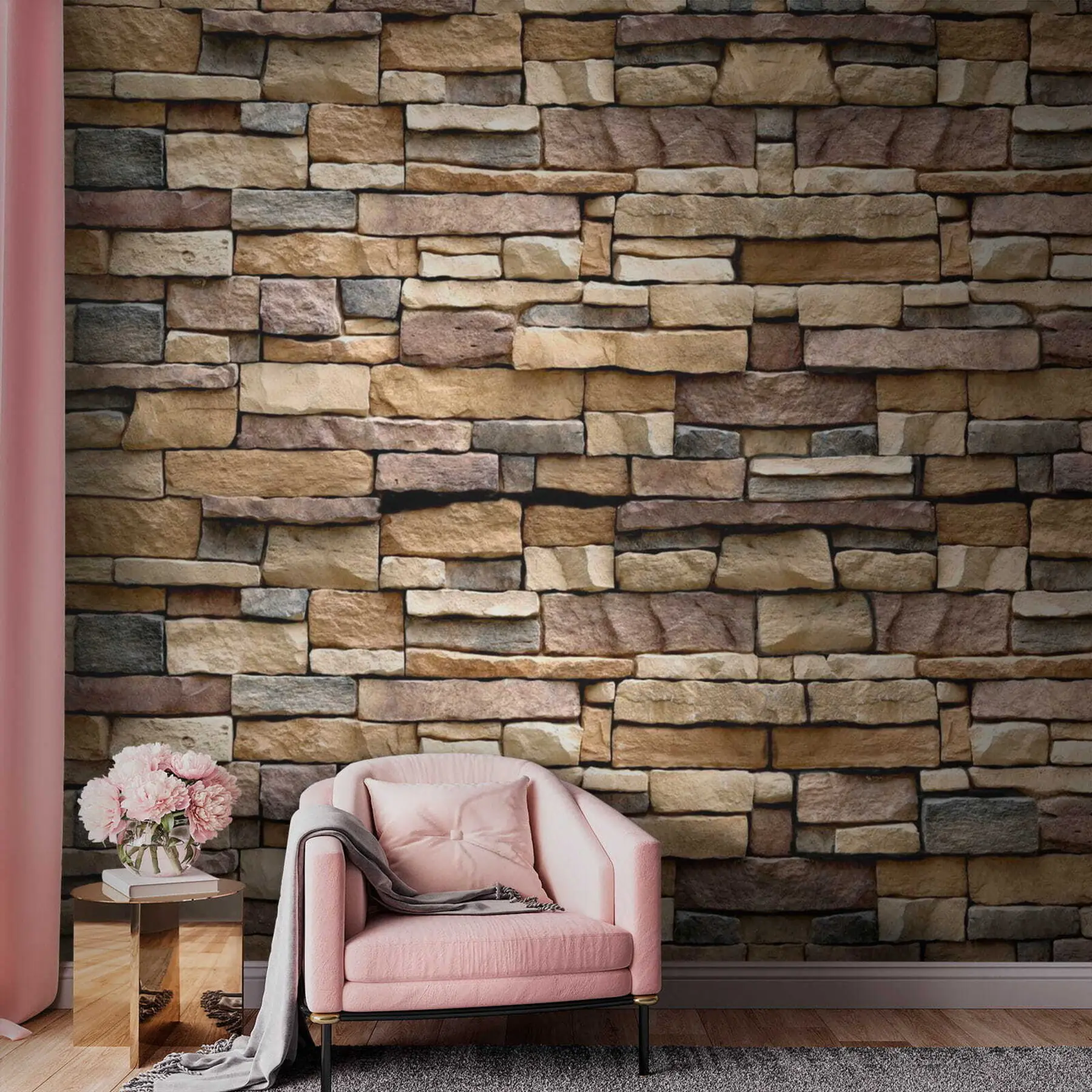 murales de pared Pared de piedra u52545