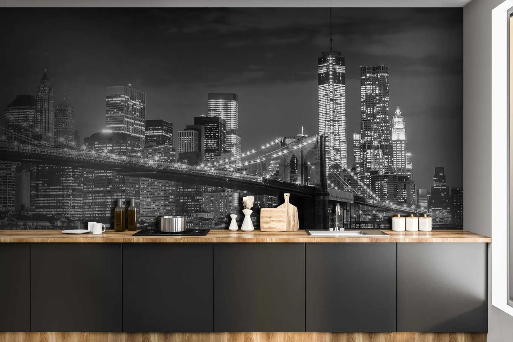 Murales de pared Ciudad de noche u56428 murales de pared Ciudad de noche u56428