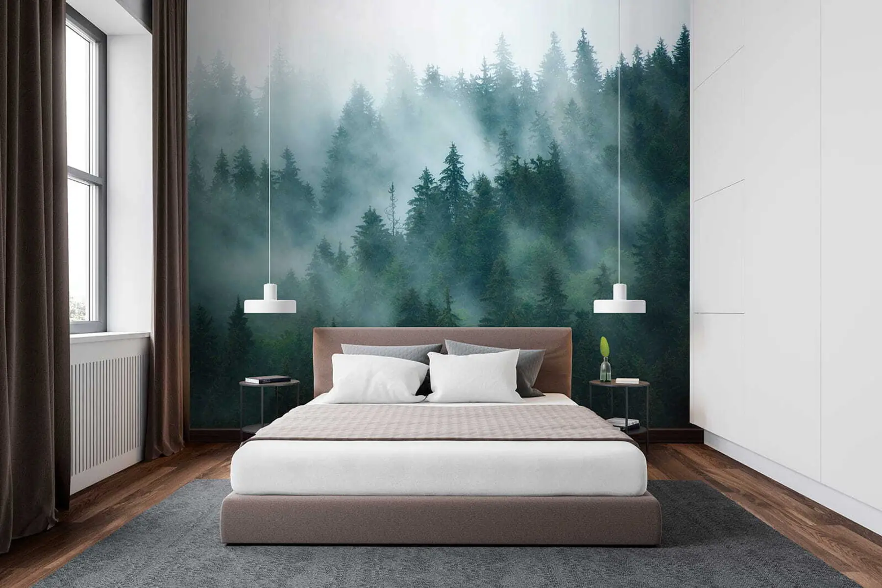 murales de pared Bosque de niebla u57914