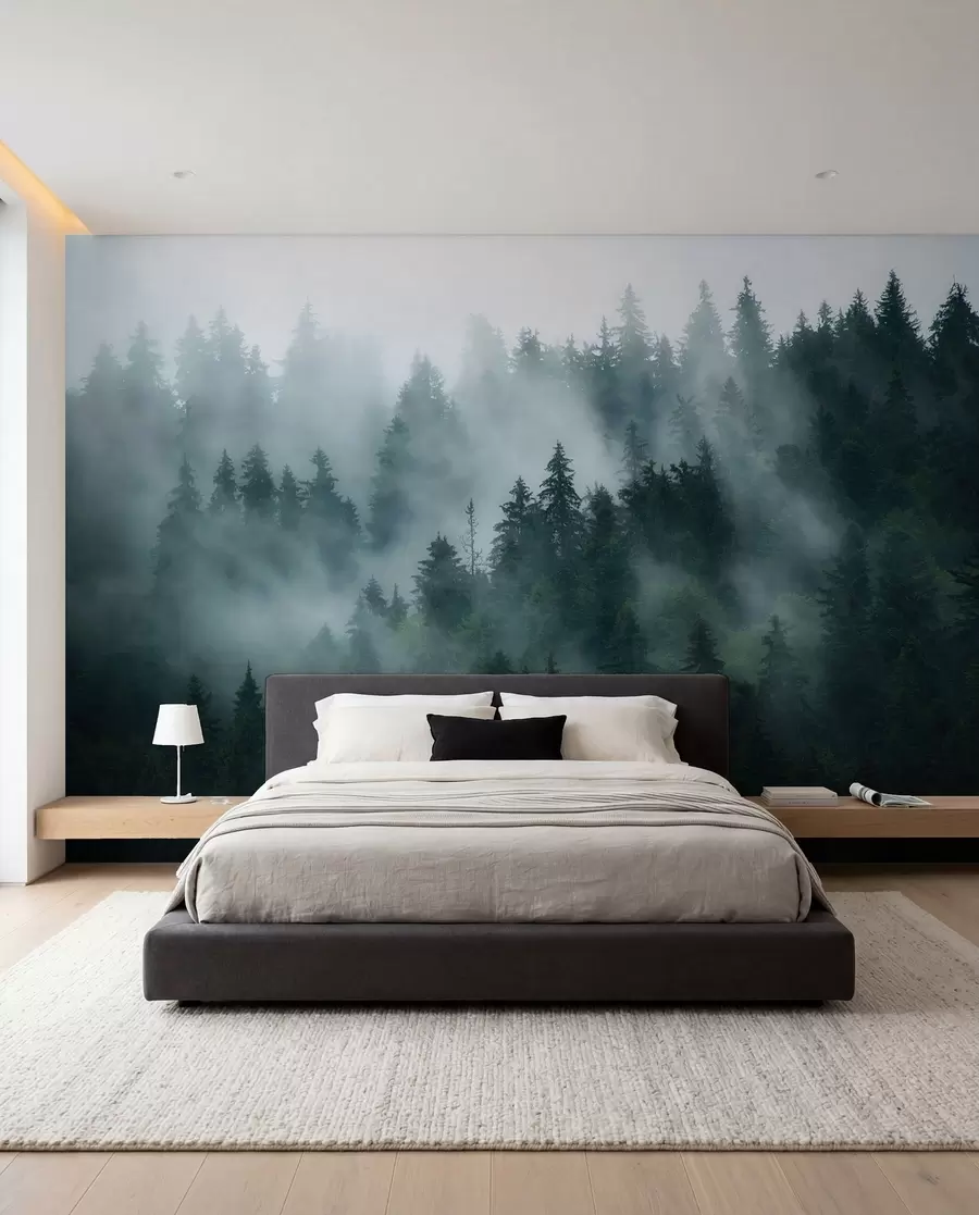 murales de pared Bosque de niebla u57914