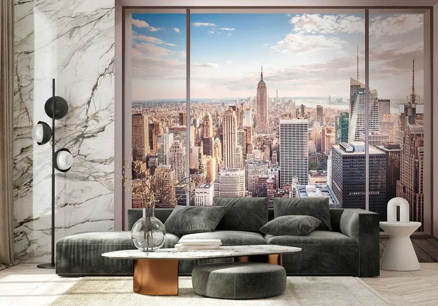 murales de pared Vista de Nueva York u59880