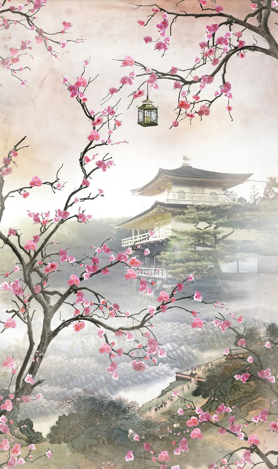 murales de pared Paisaje japones u60294