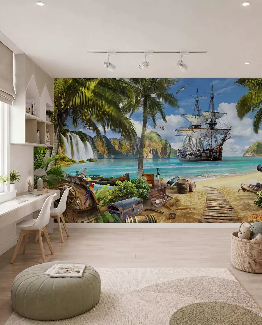 murales de pared Barco pirata u62419