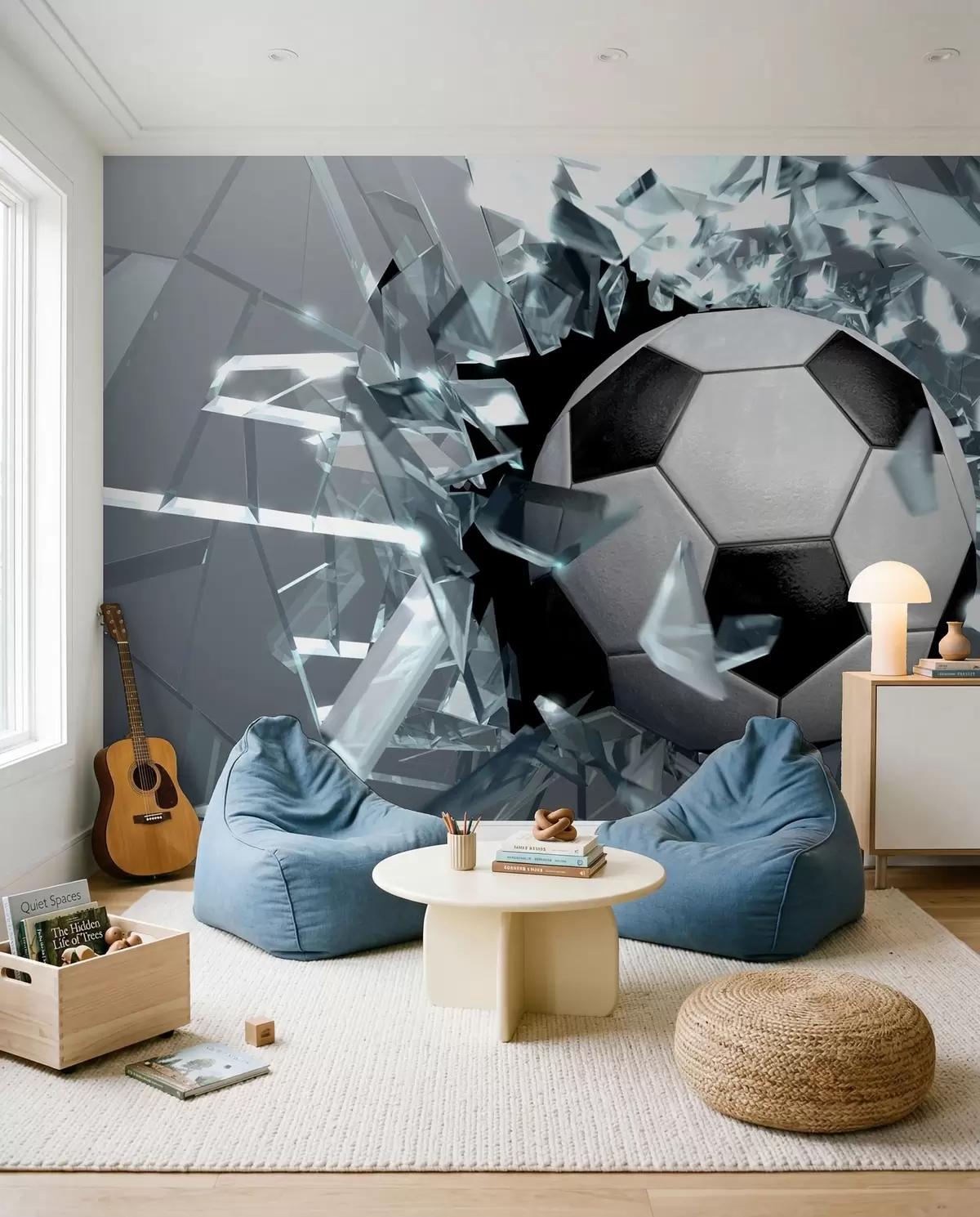 murales de pared Balón a través del cristal u64581