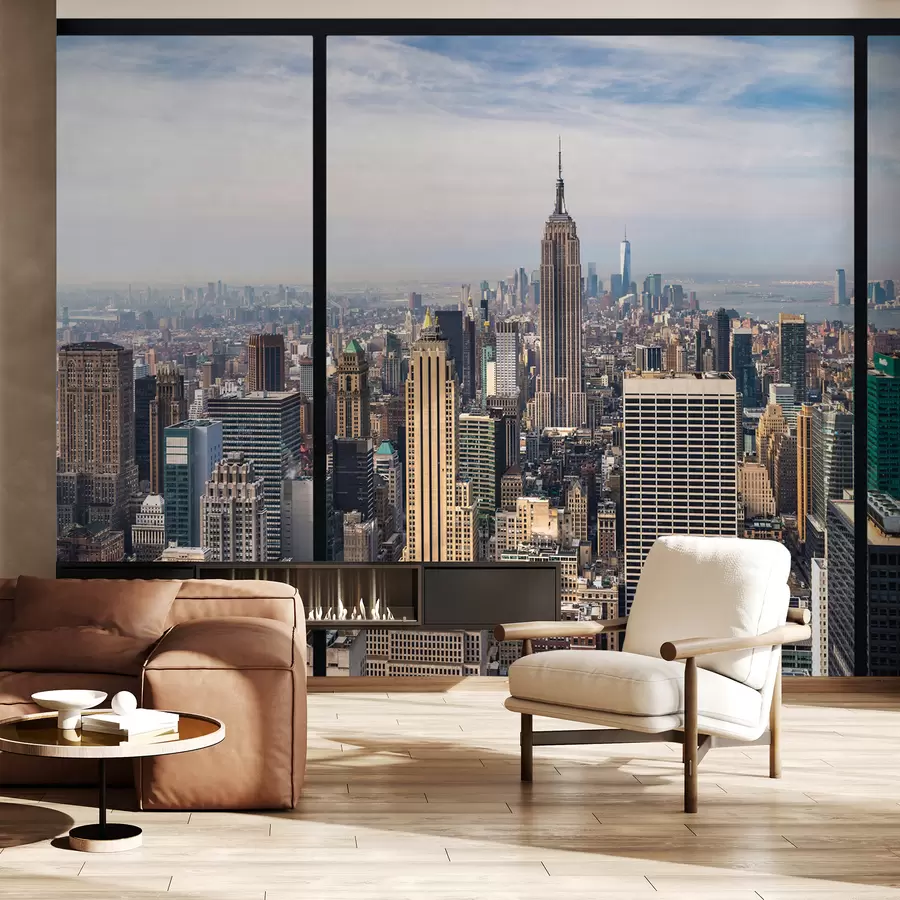 murales de pared Vista de la ciudad u68001