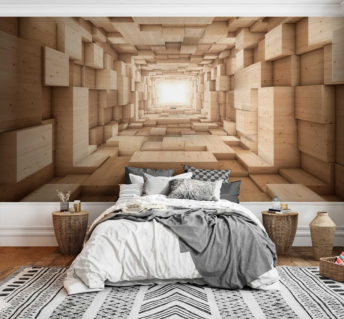 Murales de pared cubos 3D u77811 murales de pared cubos 3D u77811