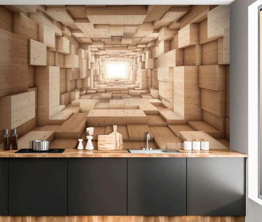 Murales de pared cubos 3D u77811 murales de pared cubos 3D u77811