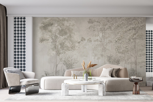 Fotomurale Papel pintado Bosque encantador, Fotomurales estilo Oriental, u78448 : uwalls.com.ec