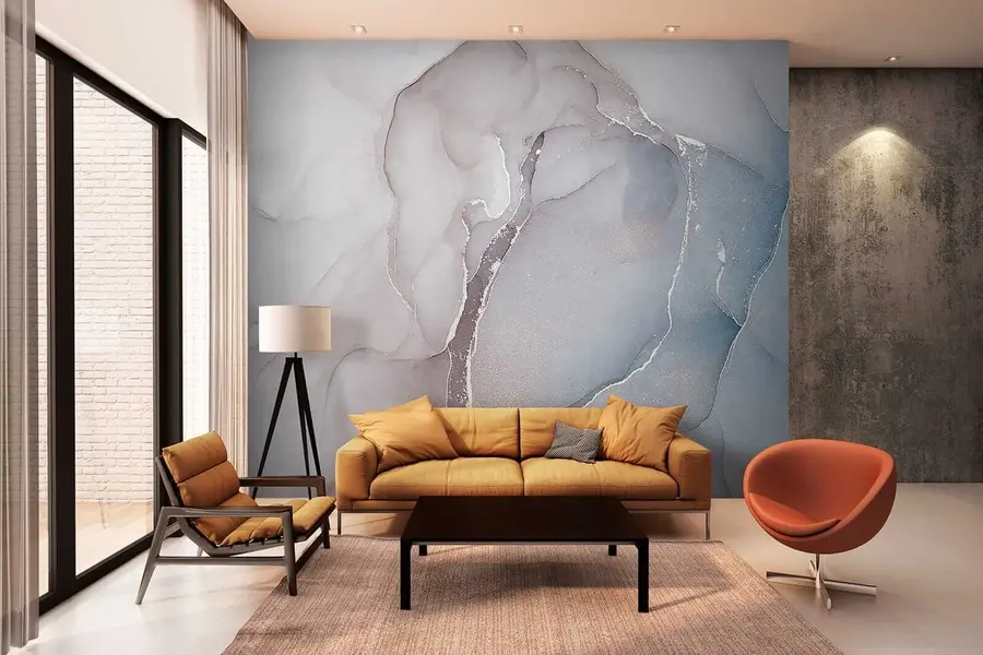 Murales de pared Fluido azul u78458 murales de pared Fluido azul u78458