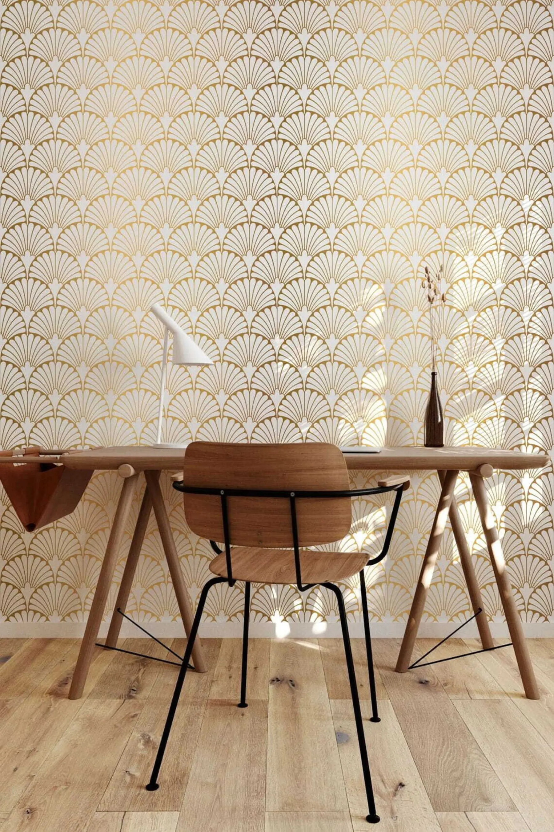 murales de pared Patrón - abanico u53235