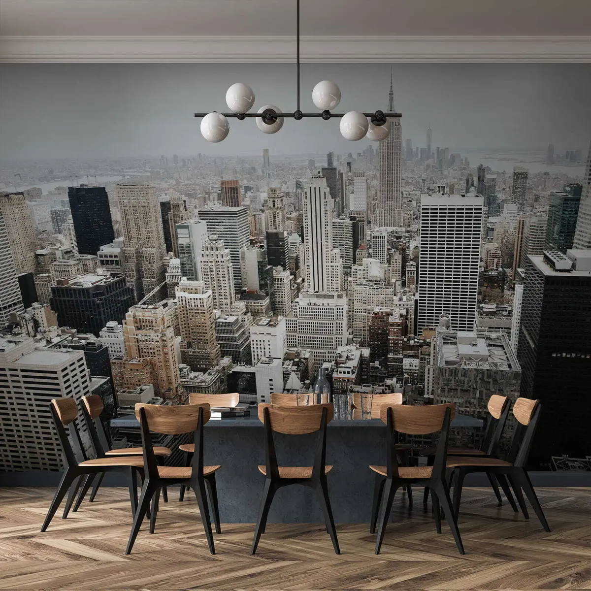 Murales de pared Nueva York a vista de pájaro u58745 murales de pared Nueva York a vista de pájaro u58745