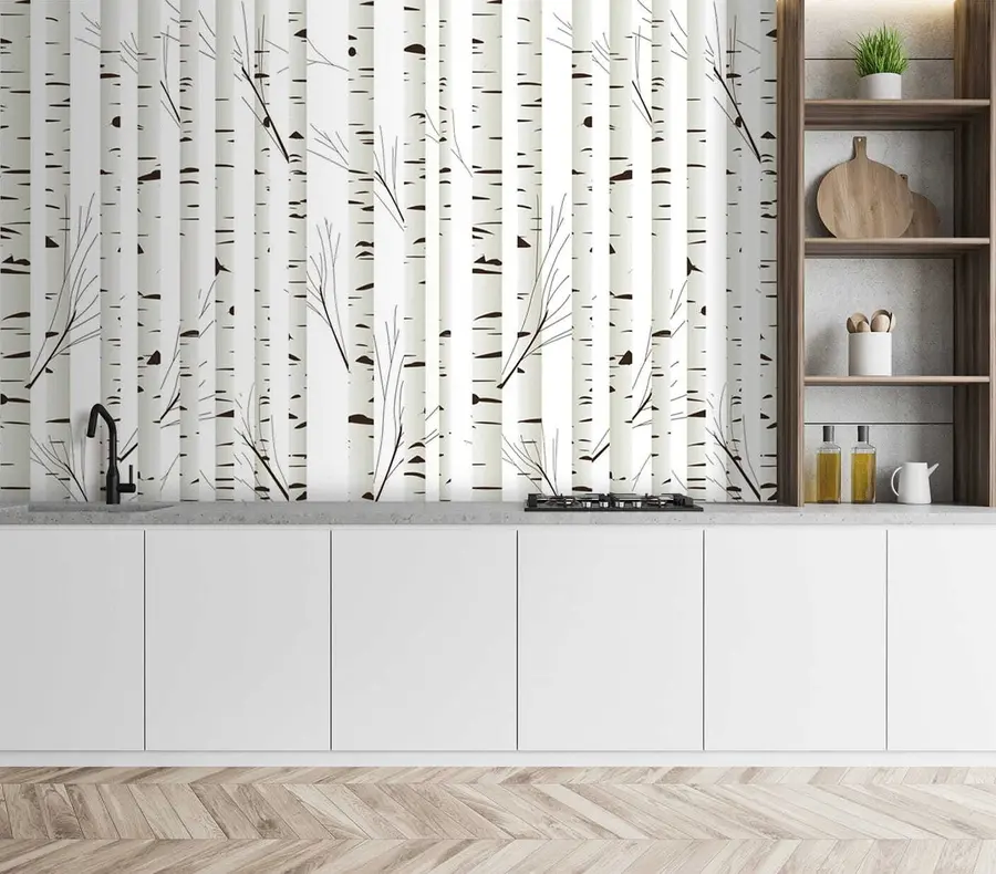 Murales de pared Bosque de abedules u58973 murales de pared Bosque de abedules u58973