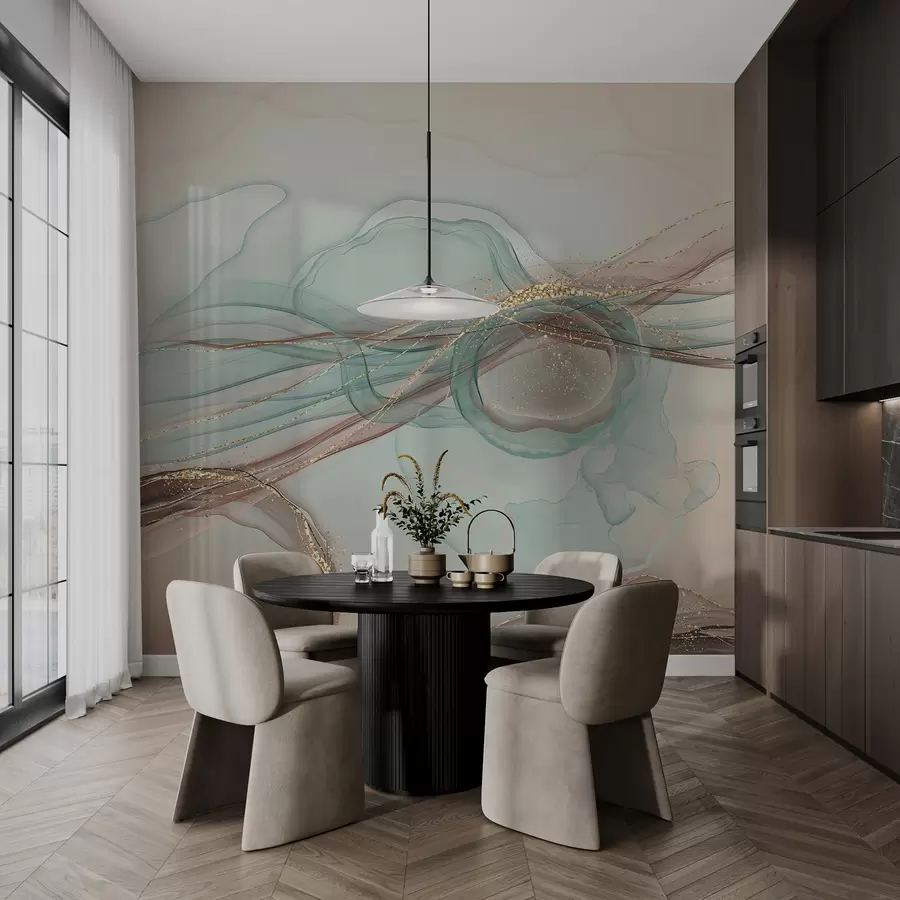 Murales de pared Arte abstracto turquesa u70772 murales de pared Arte abstracto turquesa u70772
