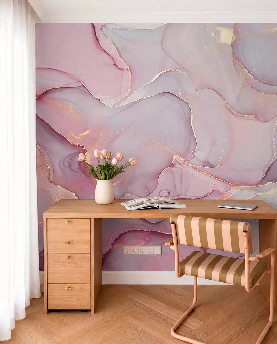 murales de pared Ágata rosa u70787