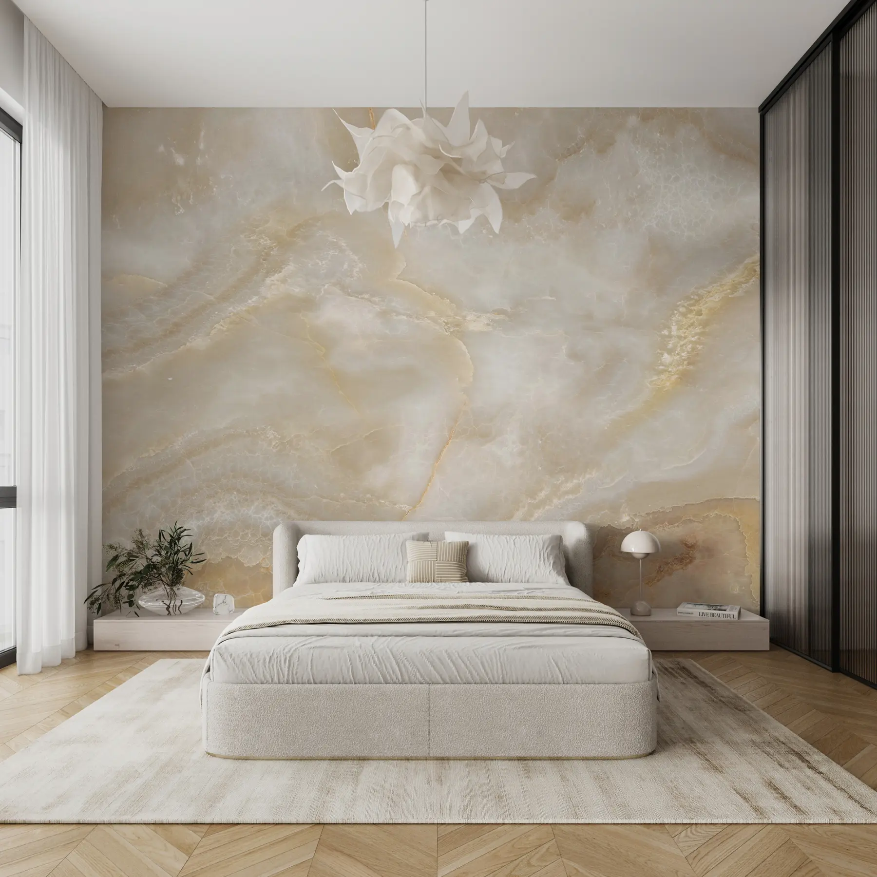 murales de pared Mármol beige u20722