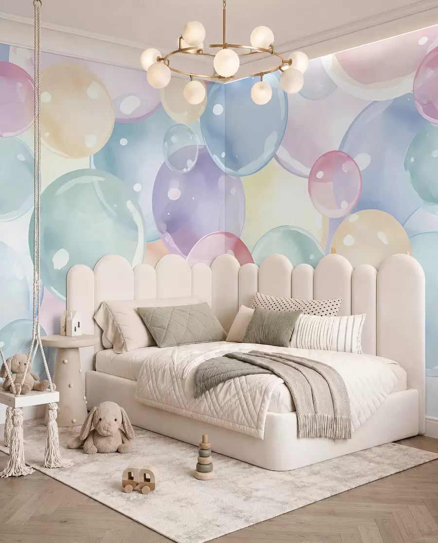murales de pared Burbujas pastel u99730