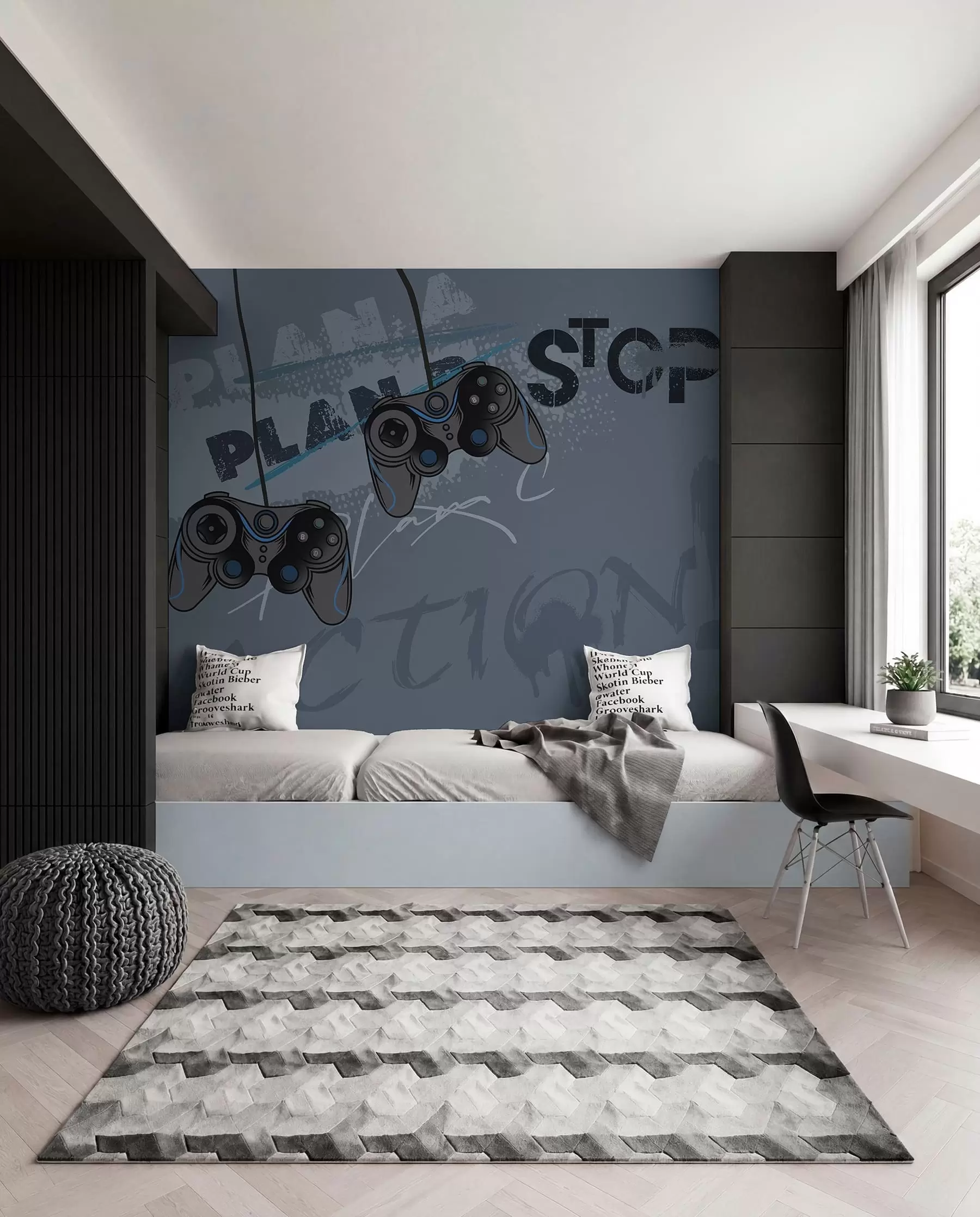 murales de pared Hora de jugar w00829