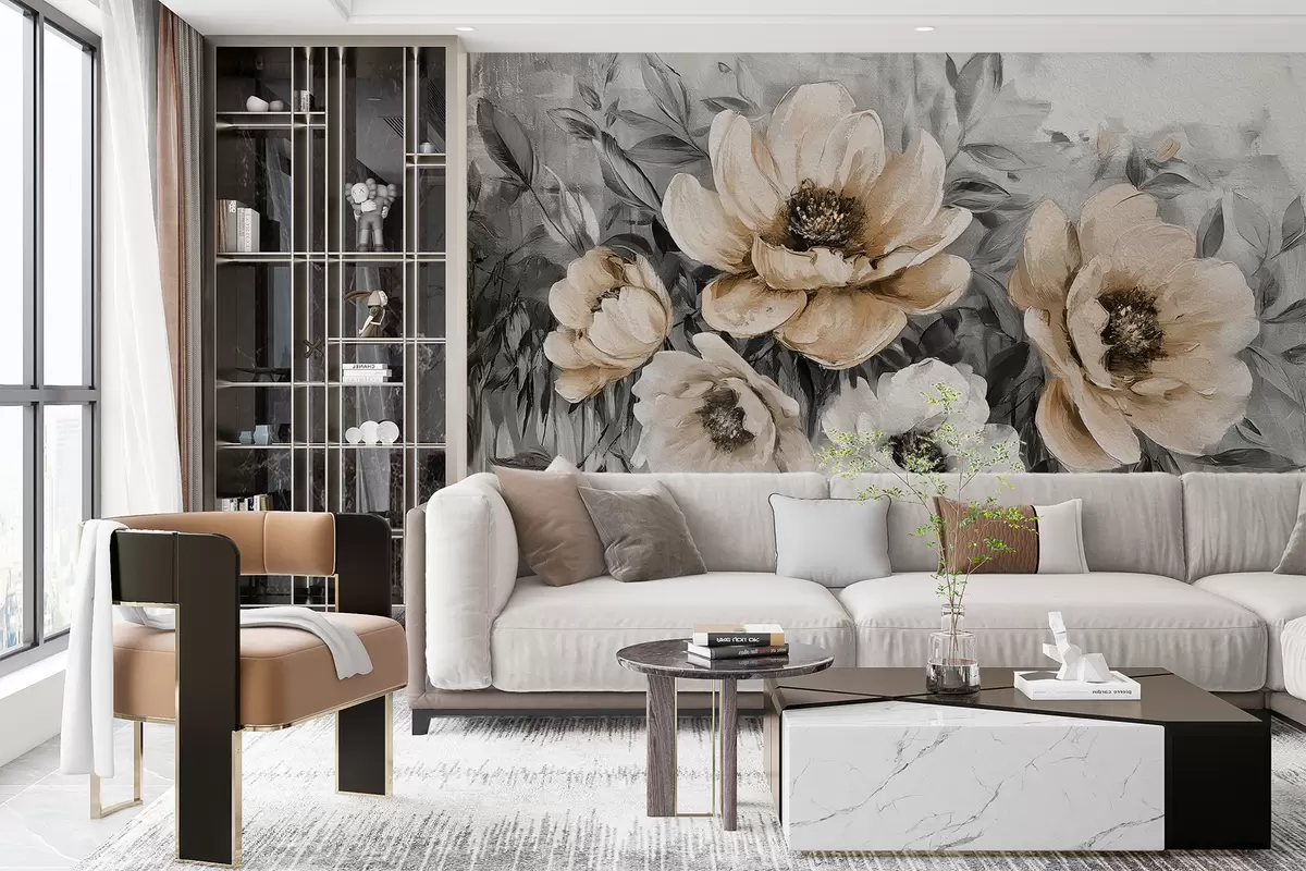 Murales de pared acuarela de peonías florales abstractas en tonos pastel w07948v2 murales de pared acuarela de peonías florales abstractas en tonos pastel w07948v2