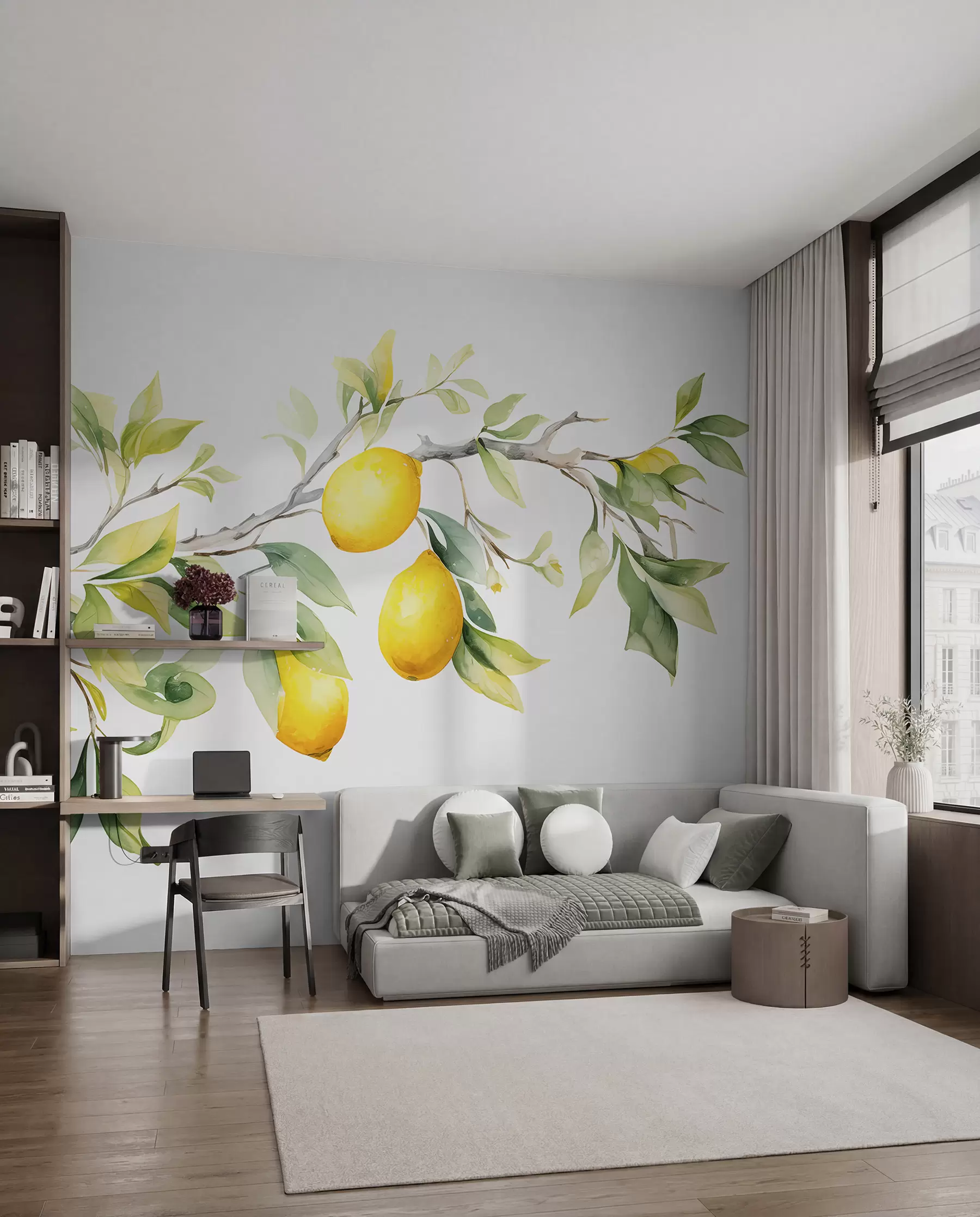 murales de pared Limones en la rama w08096