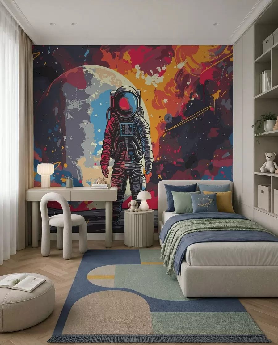 murales de pared Astronauta w08201
