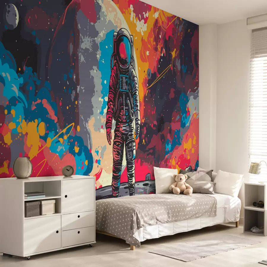 murales de pared Astronauta w08201
