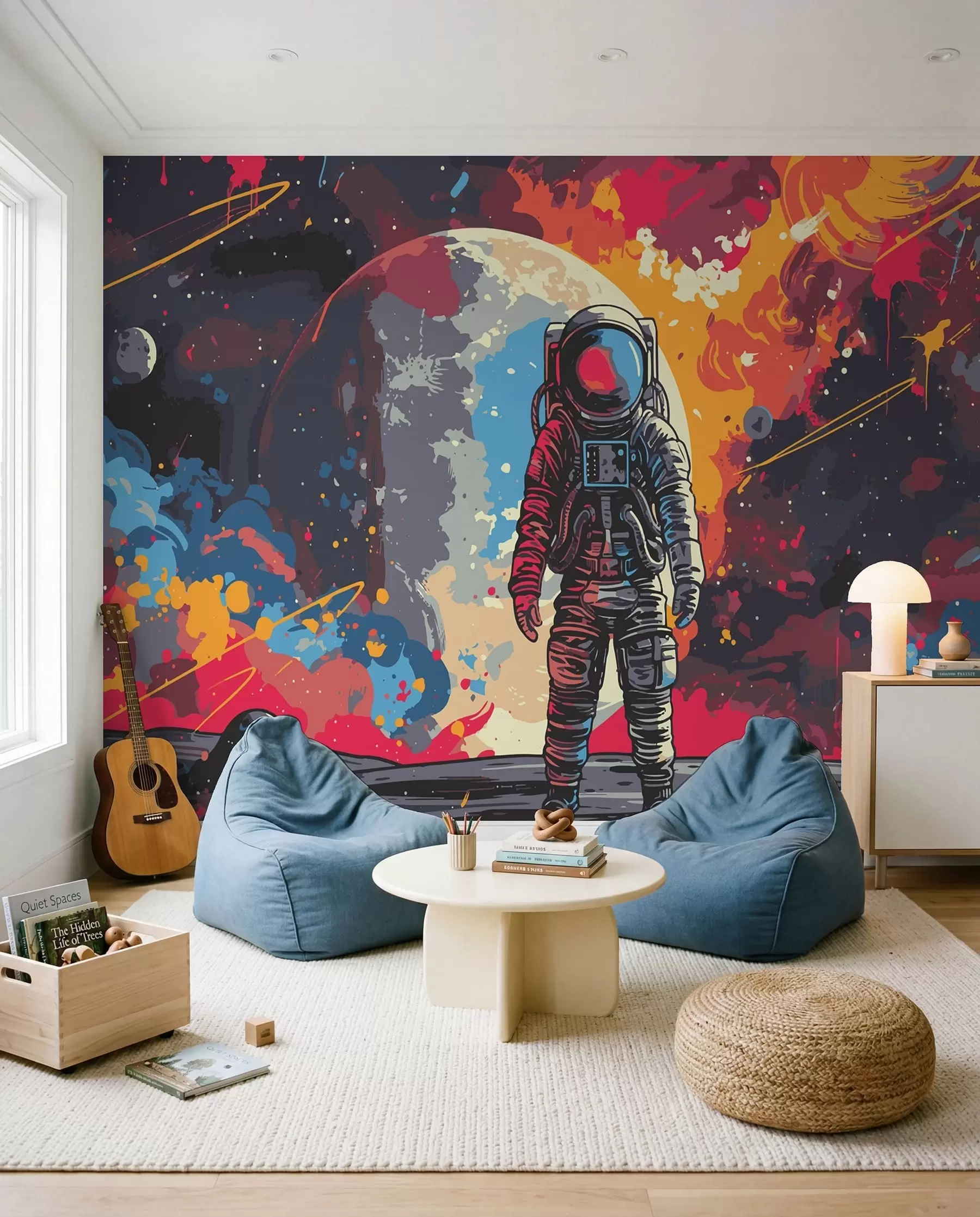 murales de pared Astronauta w08201