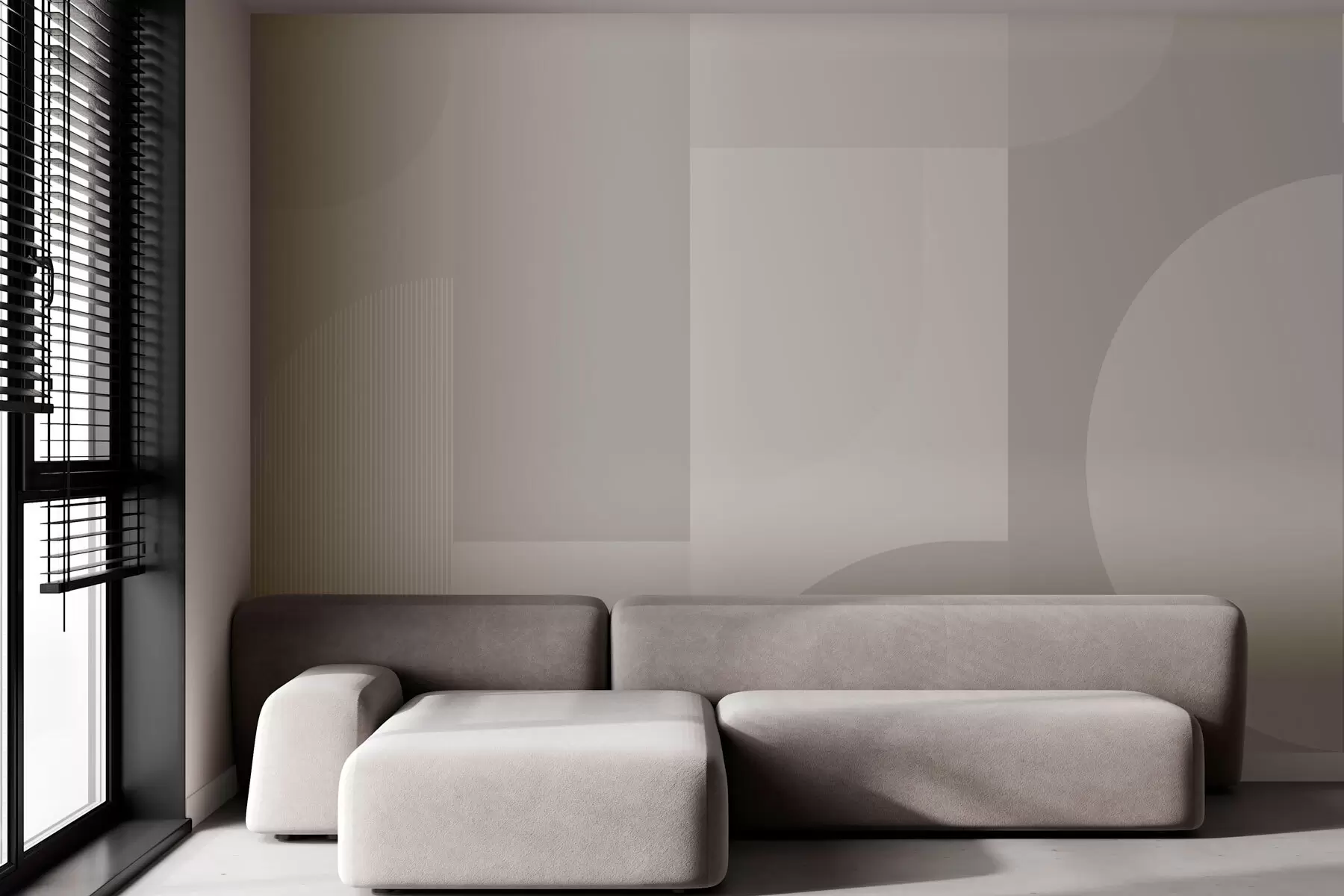 murales de pared Minimalismo de geometría elegante. w01500v1