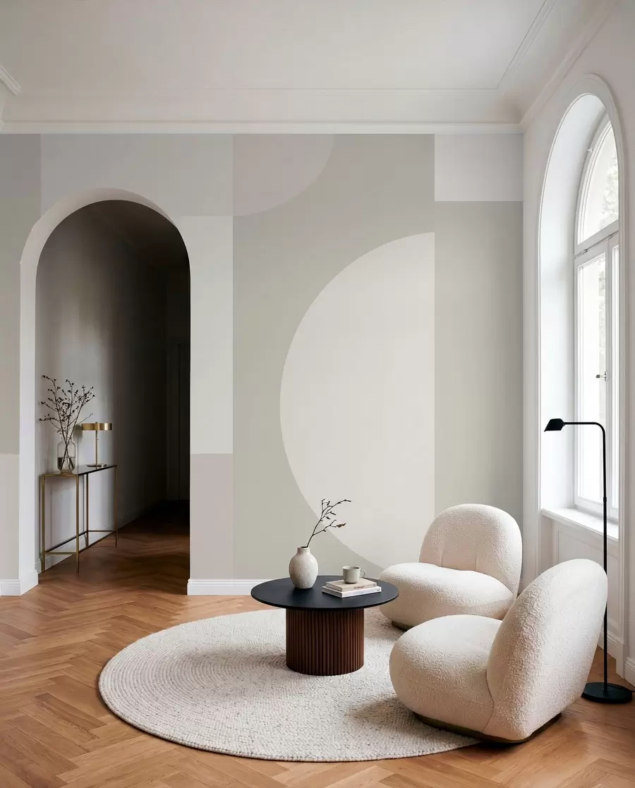 murales de pared Minimalismo de geometría elegante w01500v3